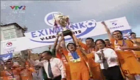 SHB. Đà Nẵng trở thành nhà vô địch V-League 2012.